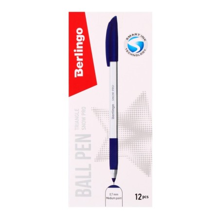 Ballic handle Triangle Snow Pro, node 0.7 mm, blue ink, flu-3