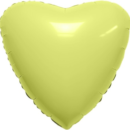 Foil ball 19 "heart", color mystic lemon