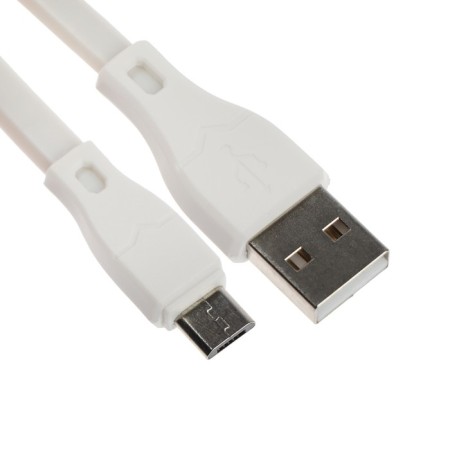 BYZ BL -625, microUSB cable - USB, 2.1 a, 1.2 m, PVC, white