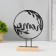Souvenir Metal "House" Black 5x15.5x21 cm