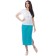 Women's skirt, size 44, blue color