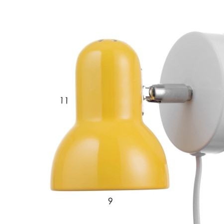 Sconces with the Sevantos wire E27 40W yellow 9x9x14 cm-9