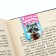 A set of magnetic bookmarks "read with a raccoon", 4 pcs.