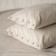 Pillow Pillowcase "Boyle", size 50x70 cm, gray color, 2 pcs