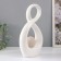 Souvenir ceramics "Infinity and ball" Sand-white 14.5x5x25.5 cm