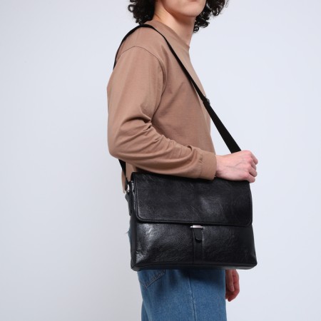 Male bag, black color-5