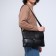 Male bag, black color