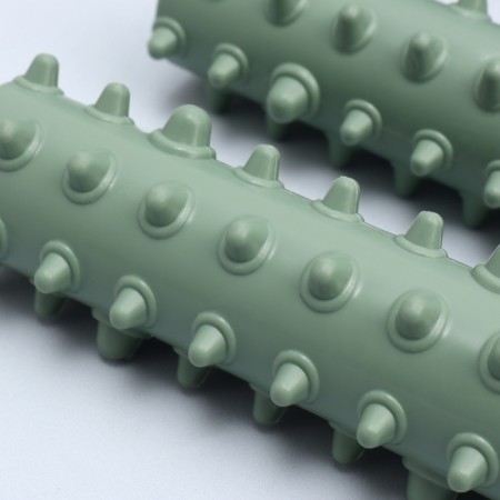 Massage with spikes, universal, 2 parts, 9.5 × 3 cm, green color-2