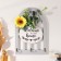 Decorative tree hooks "Bouquet with sunflower" 19.7x29.6 cm