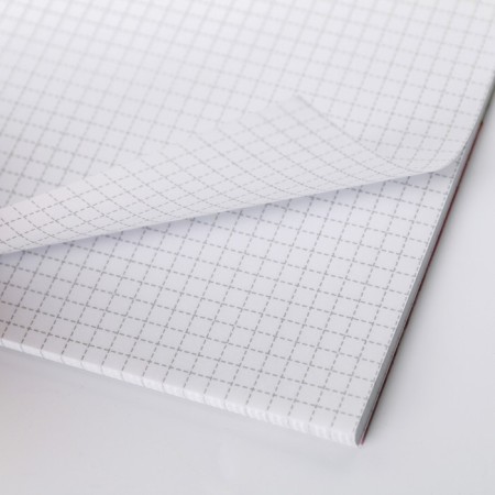 Notebook with embossing on the crest A5, 40 l "marble"-4