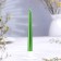 A set of antique candles, 1.9x 20 cm, 6 pieces, green metallic