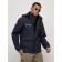 Sports male jacket, size 48, dark blue color