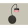 Wall lamp with Ambrella Light, XB9596251, GX53 LED 12 W switch, black sand, pink