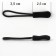 Poller for lightning, 2.5 cm, 6 × 0.8 cm, 10 pcs, black color