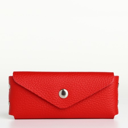 Pocket Key on the button, Textura, length 15 cm, ring, red color
