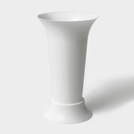 Vase for cutting, 3 l, white color