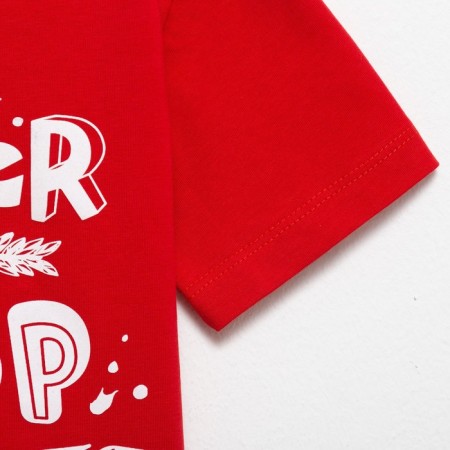 T -shirt Children's Minaku "Dreaming" color red, height 128-6
