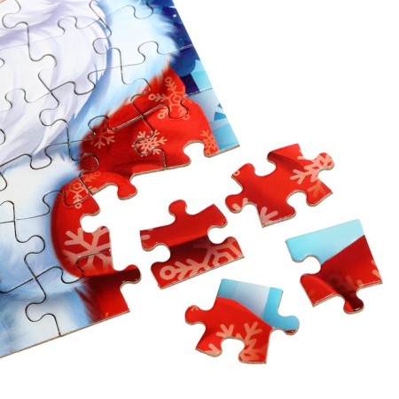 Thermal engine with puzzle "Dragon and grandfather Frost", 54 elements, 350 ml-4