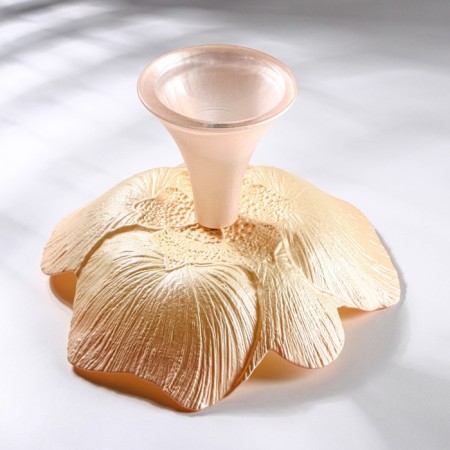 Serving dish on the leg "Pink lotus", D = 27 cm-2