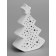 LED figure "Star tree" 9.7x4.5x13.7 cm, 1 LED, LR44X3 (in the set), T/white
