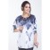Female blouse, size 42, white color