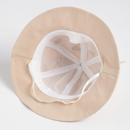 Panama for the girl "Layer" minku beige color, rr 50-2