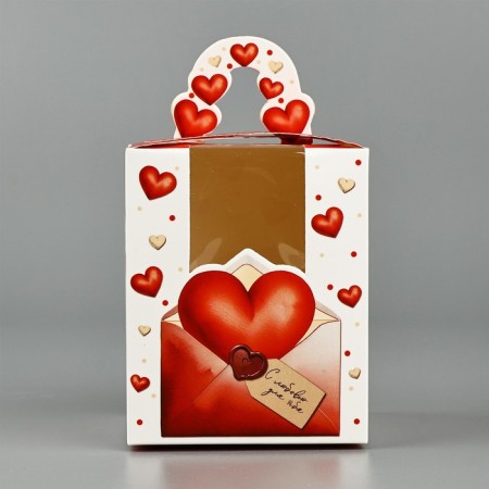 Box the team "Love message" 9 x 11 x 9 cm-2