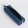 Key of zipper, length 16 cm, ring, carbine, blue color