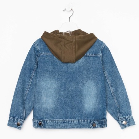 Denim jacket for a boy, blue color, height 104 cm-2