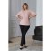 Female jumper, size 58, powder color