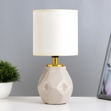 Alees table lamp E14 40W Beige 13x13x25 cm Risalux