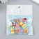 Decor for creativity plastic "Girl with tail" mix 3x1 cm
