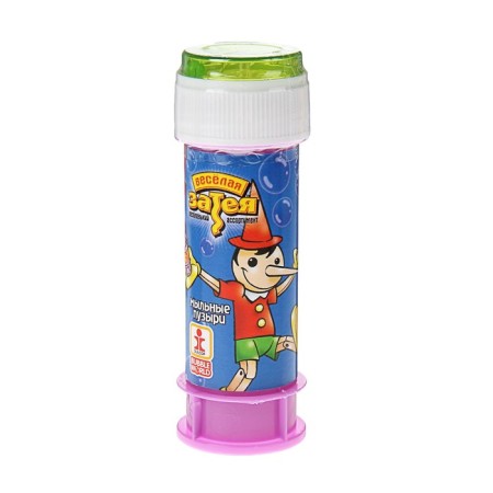 Pinocchio soap bubbles, 60 ml
