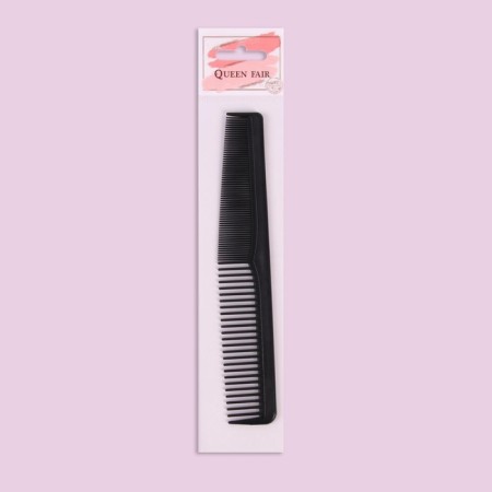 Combined comb, 18 × 3 cm, black color-4