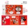 Notebook in a cage 12 sheets, 5 types of mix, cover coated cardboard, Minnie Mouse