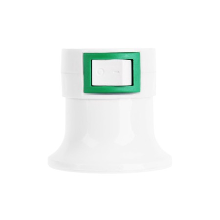 Fork, adapter E27 c switch, 220V, white-3