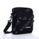 Youth bag with lightning, external pocket, black color