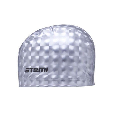 ATEMI Pu 120 swimming cap, fabric with polyurethane coating, gray 3D color-1