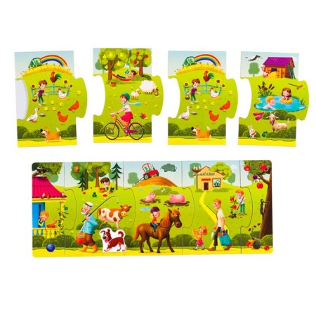 Story Puzzle Puzzle "Village"-1