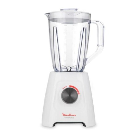 Bleader Moulinex LM420110, stationary, 600 watts, 2 l, 2 speeds, white-1