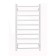 Electric towel "Sanprise" Classic P6, 400x600 mm, with a shelf, a university, black