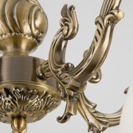 Caldera chandelier, 5x60W E27, bronze color-4
