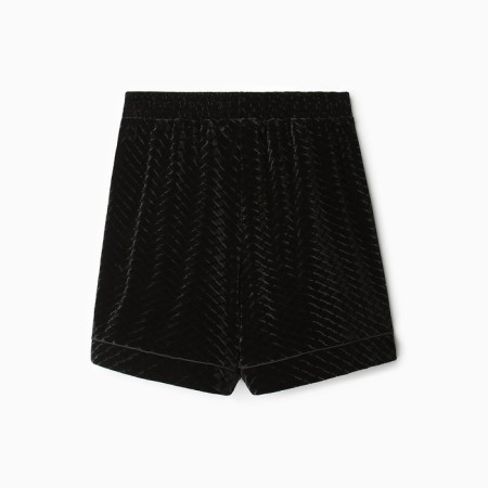 Women's shorts kaftan "velvet" size 40, black-7
