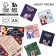 New Year. Letters from Santa Claus with the tasks of the "Happy New Year"