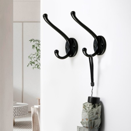 Furniture hook Cappio Line, two -rod, black-4