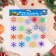Stickers on the windows "New Year assortment-6", 30 x 25 cm
