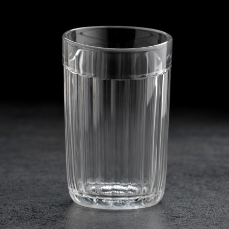 The glass is "drunk", faceted-2