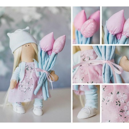 Sewing kit. Interior doll "Marta", 30 cm-3