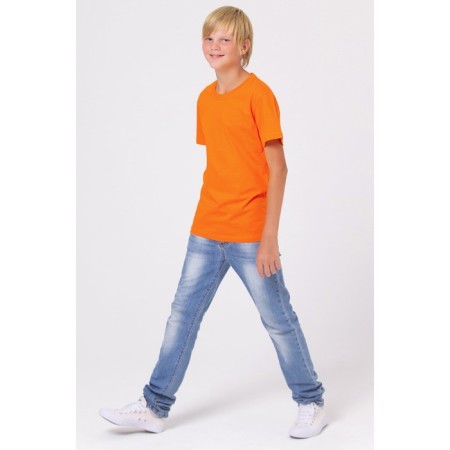 T -shirt for a boy, height 104 cm, orange color-3