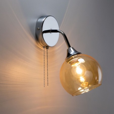 Sconces Citilux "til" CL138315, 12x27 cm, 1x60W, e27, brown color-12